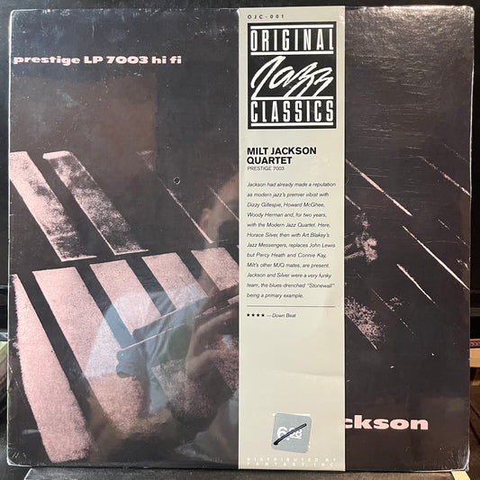 Milt Jackson - Milt Jackson Quartet (VINYL LP) | USED Mint (M) Near Mint (NM or M-) - JAZZ / NEW *SEALED*
