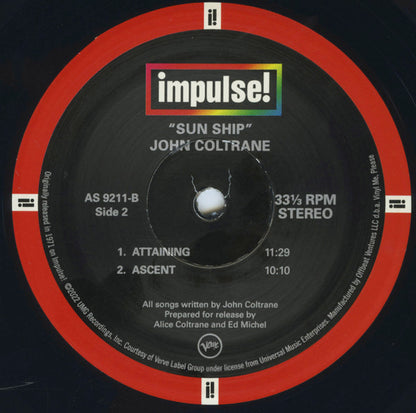 John Coltrane - Sun Ship | Mint (M) Mint (M) - JAZZ *NEW/VMP*