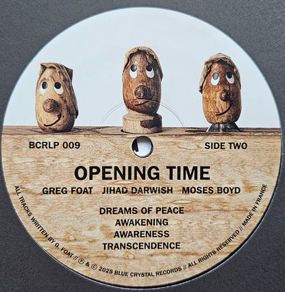 Greg Foat - Opening Time (VINYL) | Mint (M) Mint (M) - JAZZ *NEW*