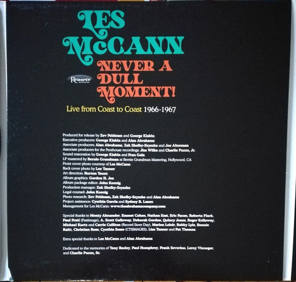 Never A Dull Moment! (Live From Coast To Coast 1966-1967) (3xVINYL RSD) | - JAZZ *NEW*