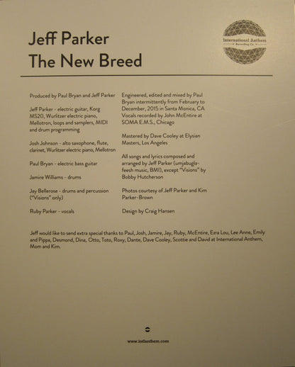 Jeff Parker - The New Breed (VINYL) | Mint (M) Mint (M) - JAZZ *NEW*