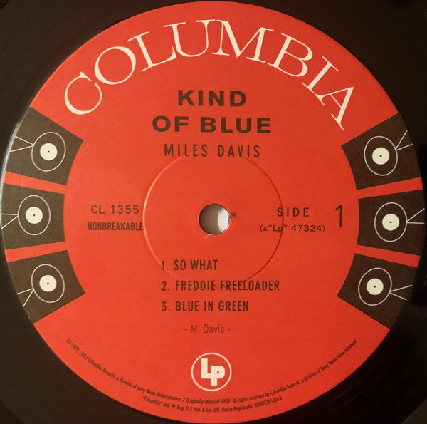 Kind Of Blue (JAZZ - MONO - 180G)(OPENED - UNPLAYED) | Near Mint (NM) Mint (M) - JAZZ *NEW*