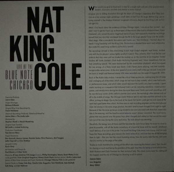 Nat King Cole - Live At The Blue Note Chicago | Mint (M) Mint (M) - JAZZ *NEW*