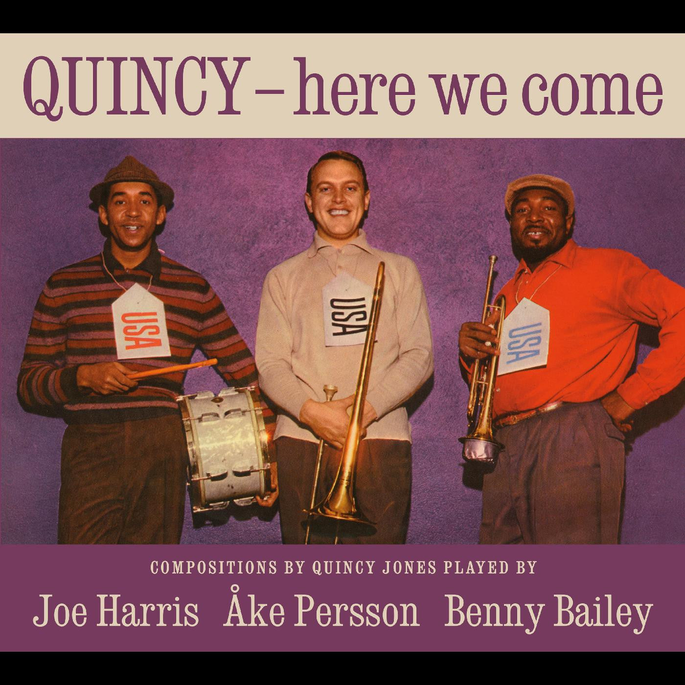 Joe Harris, Ake Persson & Benny Bailey - Quincy, here we come (CD) | - JAZZ *NEW*