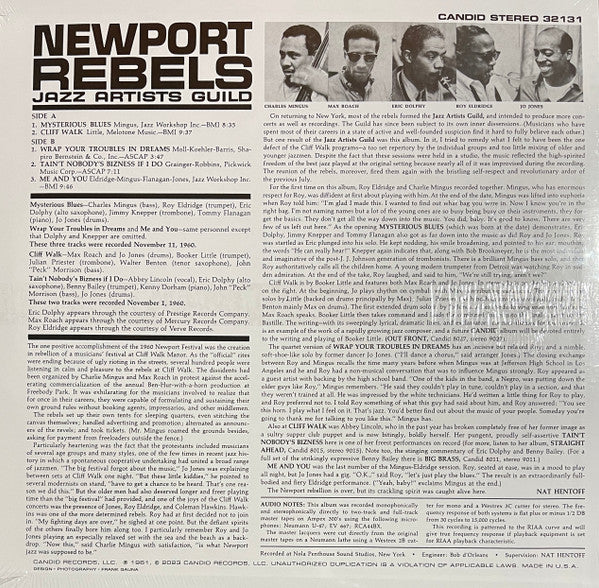 Charles Mingus - Newport Rebels / Jazz Artists Guild | Mint (M) Mint (M) - JAZZ *NEW*