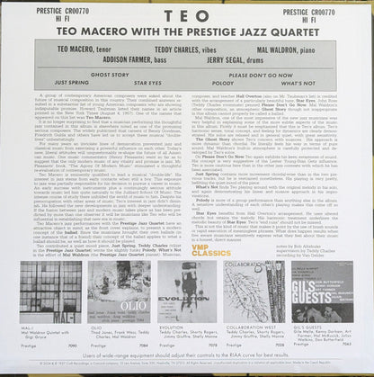 Teo (VINYL VMP) | Mint (M) Mint (M) - JAZZ *NEW*