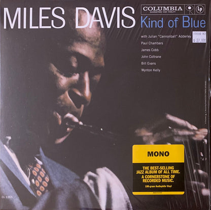 Kind Of Blue (JAZZ - MONO - 180G)(OPENED - UNPLAYED) | Near Mint (NM) Mint (M) - JAZZ *NEW*