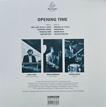 Greg Foat - Opening Time (VINYL) | Mint (M) Mint (M) - JAZZ *NEW*