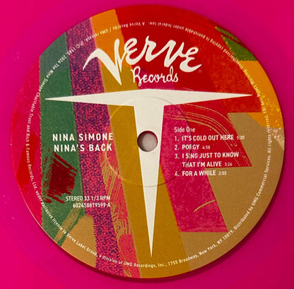 Nina Simone - Nina's Back! (VINYL LP Verve 602458879599) | - JAZZ *NEW*