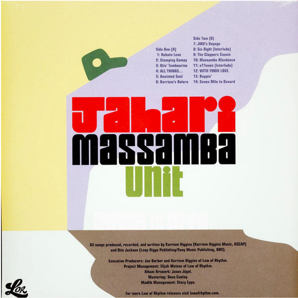 Jahari Massamba Unit (Karriem Riggins + Madlib) - YHWH is LOVE | Mint (M) Mint (M) - JAZZ *SEALED*