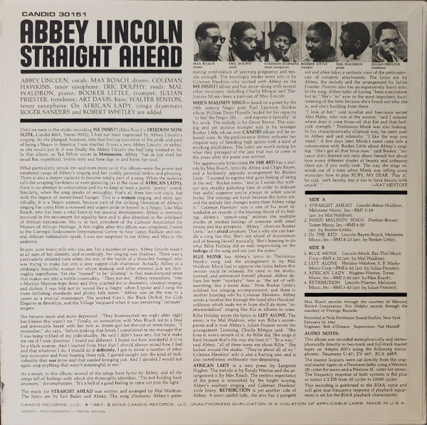 Straight Ahead | Mint (M) Mint (M) - JAZZ *NEW*