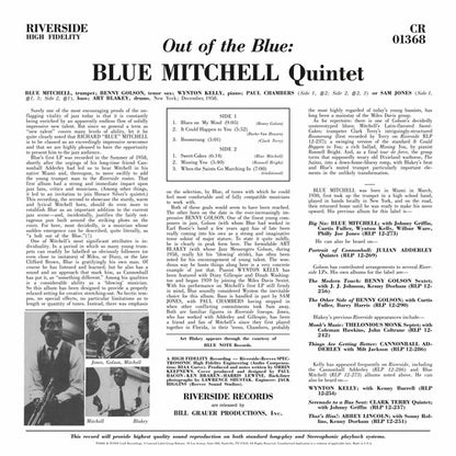 Blue Mitchell - Out of the Blue [180g LP] [Mono] (BF RSD 2026 VINYL LP) | NEW - JAZZ *NEW*