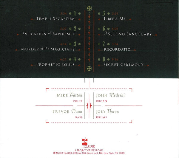 John Zorn - Templars - In Sacred Blood (CD) | Mint (M) Mint (M) - JAZZ *NEW*