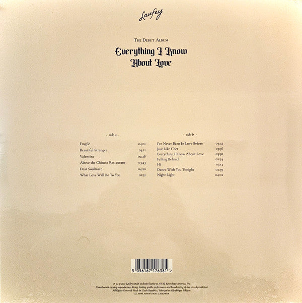 Laufey - Everything I Know About Love | Mint (M) Mint (M) - JAZZ *SEALED*