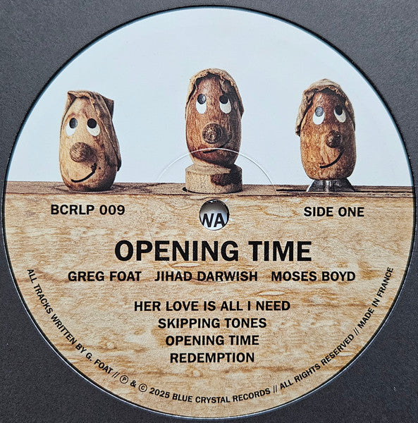 Greg Foat - Opening Time (VINYL) | Mint (M) Mint (M) - JAZZ *NEW*