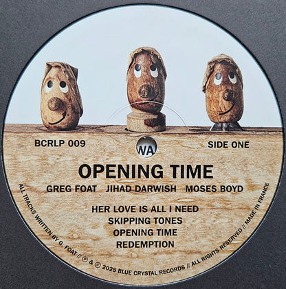 Greg Foat - Opening Time (VINYL) | Mint (M) Mint (M) - JAZZ *NEW*