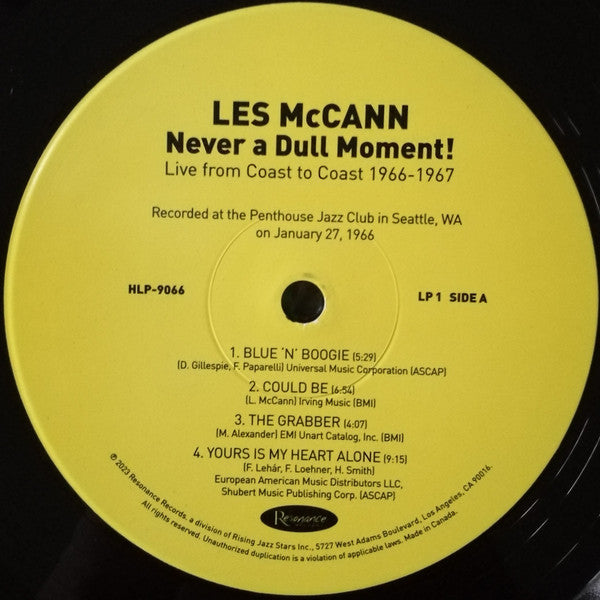 Never A Dull Moment! (Live From Coast To Coast 1966-1967) (3xVINYL RSD) | - JAZZ *NEW*