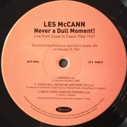 Never A Dull Moment! (Live From Coast To Coast 1966-1967) (3xVINYL RSD) | - JAZZ *NEW*