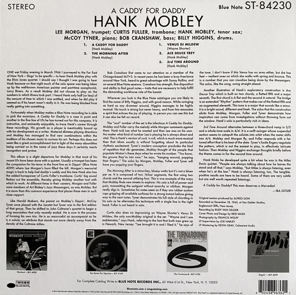 Hank Mobley - A Caddy For Daddy (Blue Note Tone Poet Series) (VINYL) | Mint (M) Mint (M) - JAZZ *NEW*