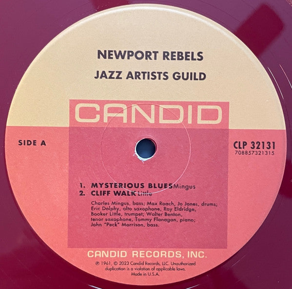 Charles Mingus - Newport Rebels / Jazz Artists Guild | Mint (M) Mint (M) - JAZZ *NEW*