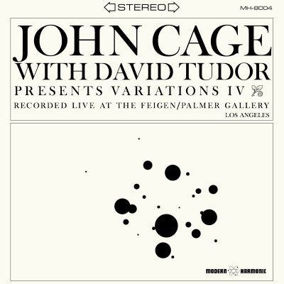 Cage, John With David Tudor - Variations IV (CLEAR VINYL) | - JAZZ *NEW*