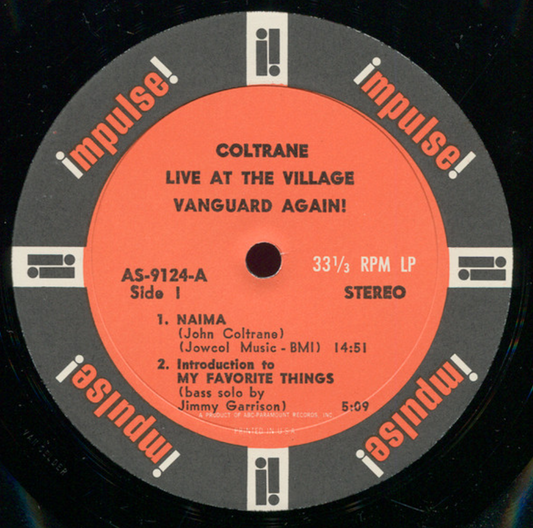 (PRESALE 7/3/26) Coltrane Live At The Village Vanguard Again! (JAPAN CD) | Mint (M) Mint (M) - JAZZ *NEW*