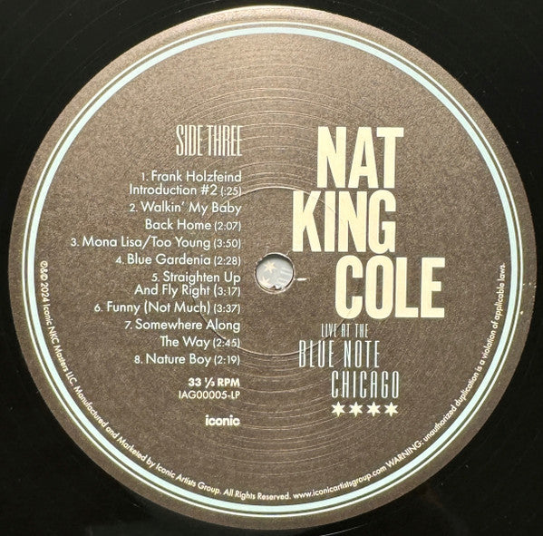 Nat King Cole - Live At The Blue Note Chicago | Mint (M) Mint (M) - JAZZ *NEW*