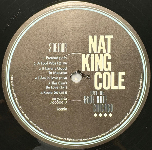 Nat King Cole - Live At The Blue Note Chicago | Mint (M) Mint (M) - JAZZ *NEW*