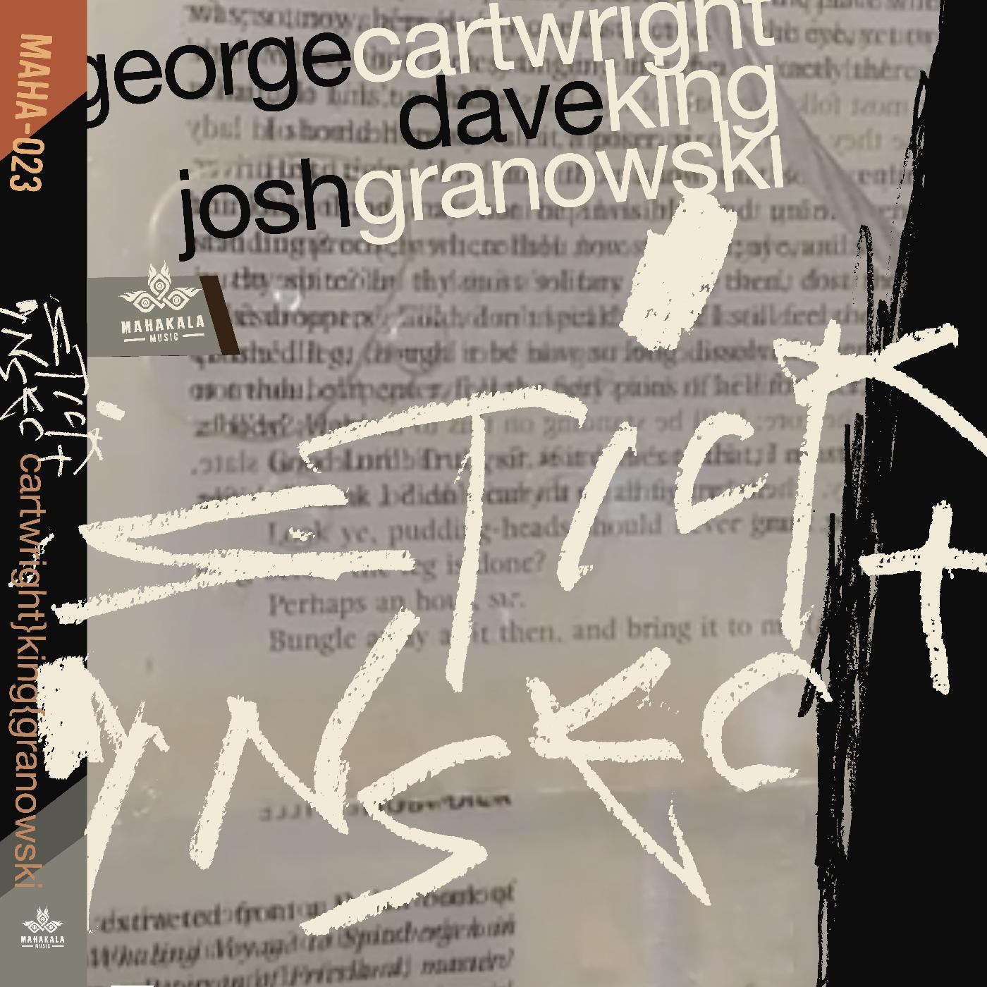 George Cartwright, Dave King, and Josh Granowski - Stick Insect (CD) | - JAZZ *NEW*