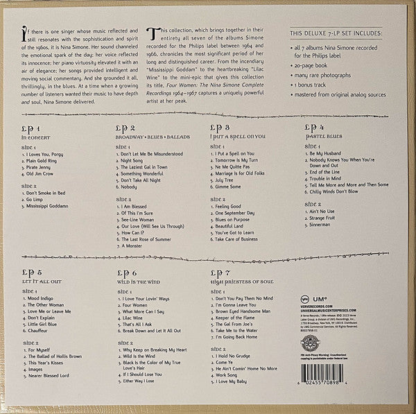 Nina Simone - Four Women: The Nina Simone Complete Recordings 1964-1967 (VINYL 4xLP Verve B0037958-01) | - JAZZ *NEW*