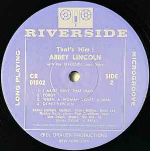 Abbey Lincoln - That's Him (RSD 2026 VINYL) | Mint (M) Mint (M) - JAZZ *NEW*