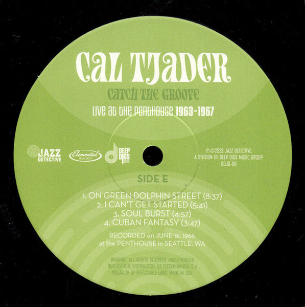 Catch The Groove (Live At The Penthouse 1963-1967) (VINYL RSD) | - JAZZ *NEW*