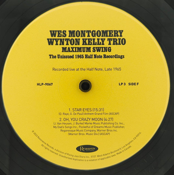 Maximum Swing: The Unissued 1965 Half Note Recordings (3xVINYL RSD) | - JAZZ *NEW*