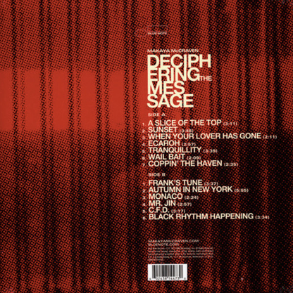 Deciphering The Message (VINYL) | Mint (M) Mint (M) - JAZZ *NEW*