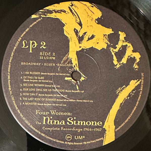 Nina Simone - Four Women: The Nina Simone Complete Recordings 1964-1967 (VINYL 4xLP Verve B0037958-01) | - JAZZ *NEW*