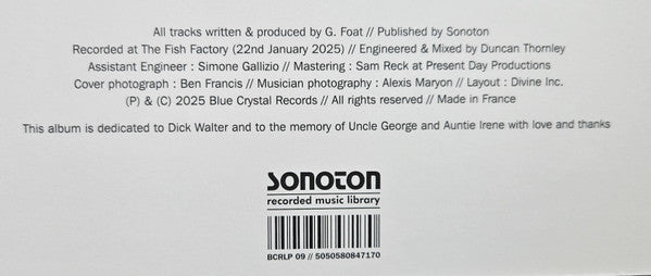 Greg Foat - Opening Time (VINYL) | Mint (M) Mint (M) - JAZZ *NEW*