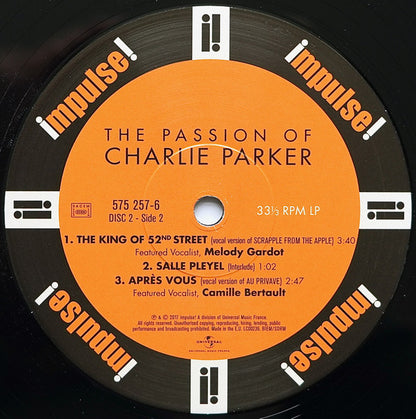 The Passion Of Charlie Parker (2xVINYL) | Mint (M) Mint (M) - JAZZ *NEW*