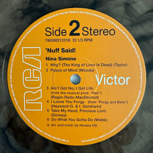 'Nuff Said! (VMP | BROWN MARBLE VINYL) | Mint (M) Mint (M) - JAZZ *SEALED/COLOR*