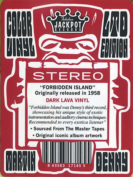 Forbidden Island (DARK LAVA VINYL) | Mint (M) Mint (M) - JAZZ *SEALED/COLOR*