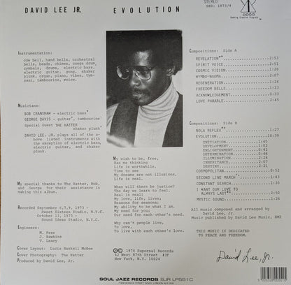 David Lee (2) - Evolution | Mint (M) Mint (M) - JAZZ *SEALED/COLOR*