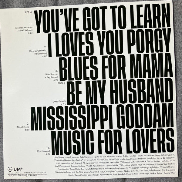 Nina Simone - You've Got To Learn | Mint (M) Mint (M) - JAZZ *SEALED/COLOR*
