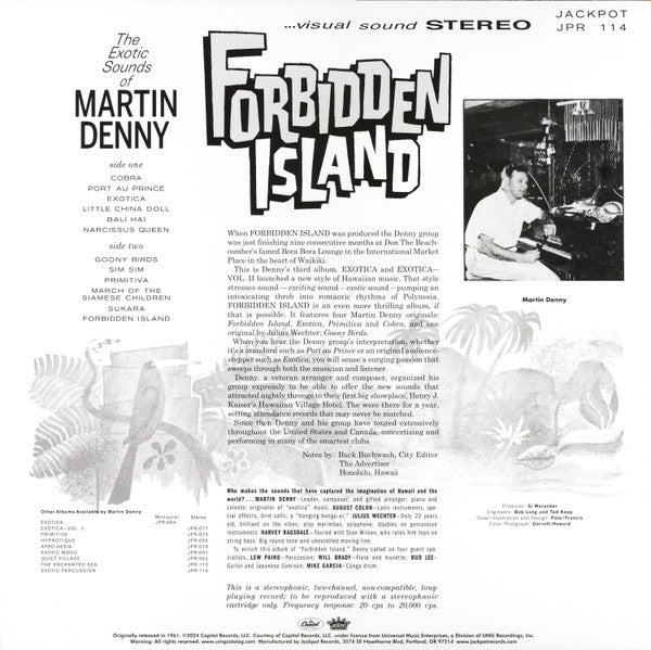 Forbidden Island (DARK LAVA VINYL) | Mint (M) Mint (M) - JAZZ *SEALED/COLOR*