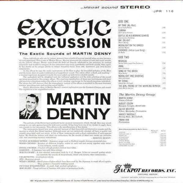 Exotic Percussion (SEA GLASS VINYL) | Mint (M) Mint (M) - JAZZ *SEALED/COLOR*