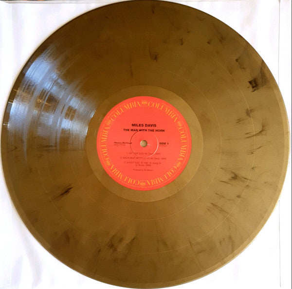 Miles Davis - The Man With The Horn (GOLD & BLACK MARBLE VINYL) | Mint (M) Mint (M) - JAZZ *SEALED/COLOR*