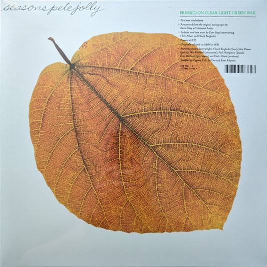 Seasons (CLEAR GREEN VINYL) | Mint (M) Mint (M) - JAZZ *SEALED/COLOR*