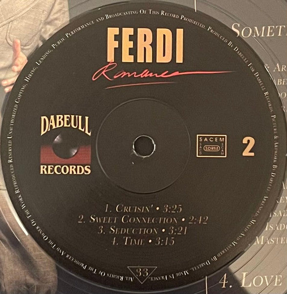 Ferdi (13) - Romance (CLEAR VINYL) | Mint (M) Mint (M) - JAZZ *SEALED/COLOR*