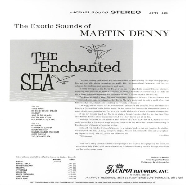 The Enchanted Sea (TIKI GREEN VINYL) | Mint (M) Mint (M) - JAZZ *SEALED/COLOR*
