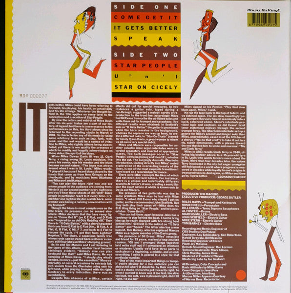 Miles Davis - Star People (ORANGE & WHITE MARBLE VINYL) | Mint (M) Mint (M) - JAZZ *SEALED/COLOR*