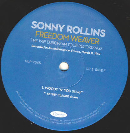Freedom Weaver (The 1959 European Tour Recordings) | Mint (M) Mint (M)