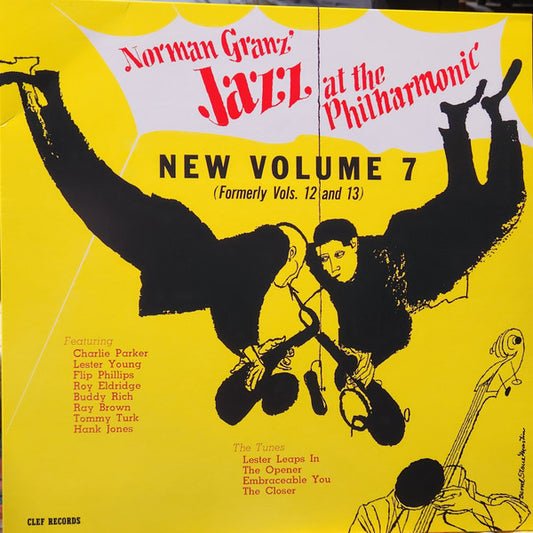 VARIOUS Norman Granz' Jazz At The Philharmonic - New Volume 7 (Formerly Vols. 12 And 13) LP Mint (M) Mint (M)
